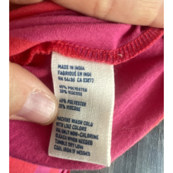 NEW American Eagle Fuchsia/Red Striped Maxi Dress Women’s Sz S Knit Boho Beach - Picture 12 of 13